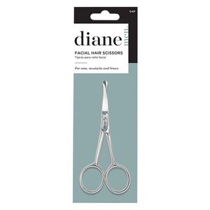 Facial Hair Scissors for Nose Moustache & Brows Stainless Steel by DIANE